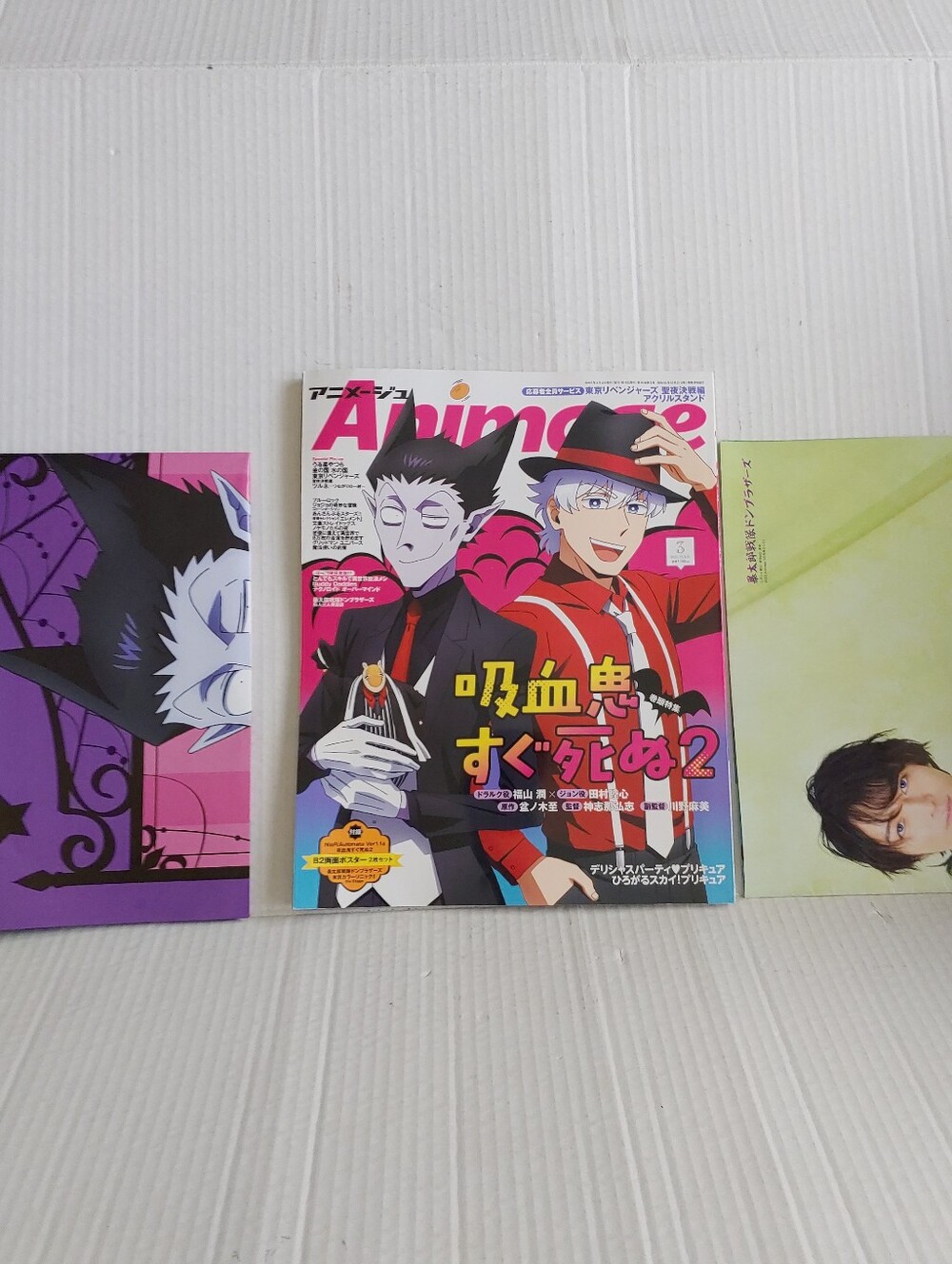 Animage Japanese anime magazine Includes Two double-sided Posters (March 2003)